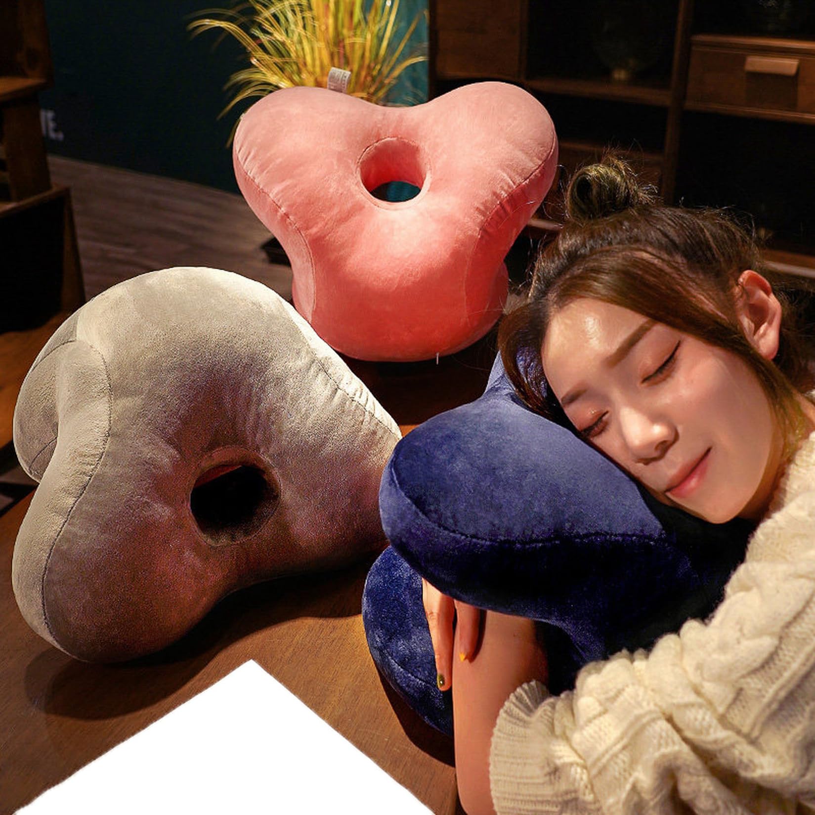 Amazon｜うたた寝 うつ伏せクッション昼寝 オフィス用 06 仮眠枕 快適